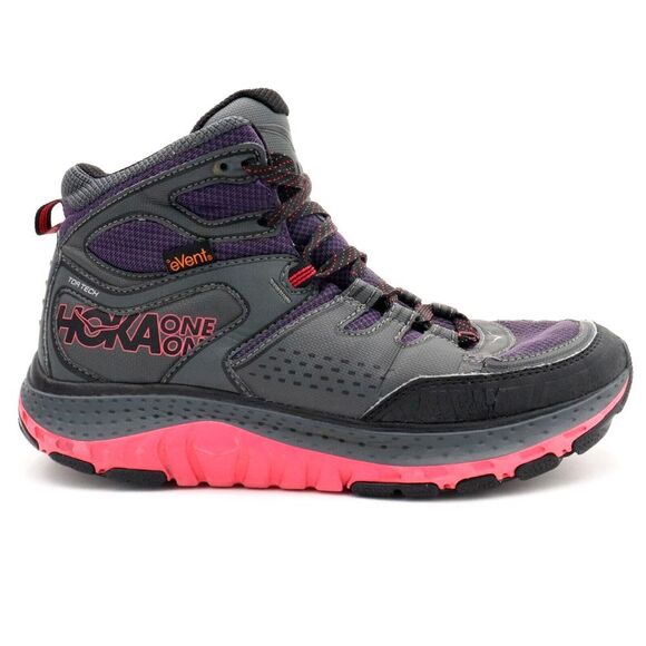 Hoka One One Tor Tech Mid Womens Size US Gray Purple Hiking